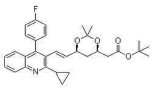 (4R, 6S) -6-[ (1E) -2-[2-Cyclopropyl-4- (4-fluorophenyl) -3-Quinolinyl]Ethenyl]-2, 2-Dimethyl-1, 3-Dioxane-4-Acetic Acid Tert-Butyl Ester